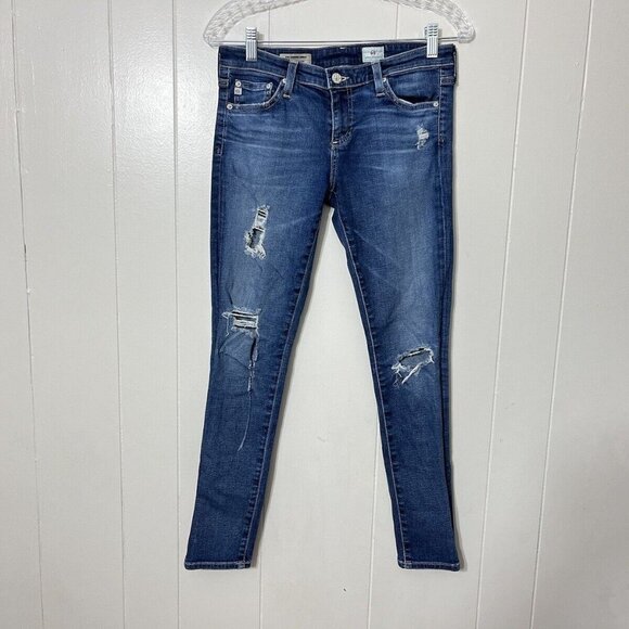 AG Adriano Goldschmied The Legging Ankle Super Skinny Ankle Size 28R EUC - Picture 1 of 10